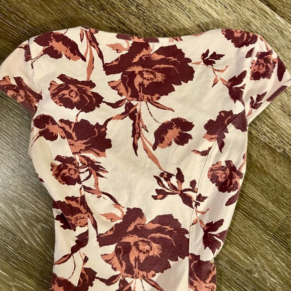 Intimately Free People Floral Wowzers Bodysuit XS - Picture 4 of 9